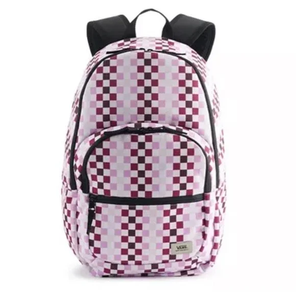Vans Bags Vans Motivee 3b Checkerboard Pink Purple Backpack